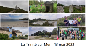 patchwork de photos de la sortie de la Trinité sur Mer
