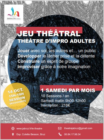 Théâtre d’impro adultes