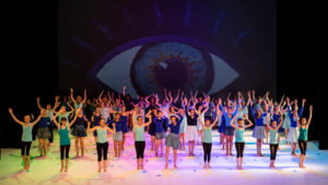 Final danse bleu vert