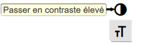 icône passer en contraste élevé
