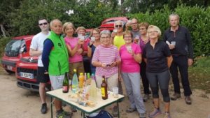 Annie nous offre un pot pour son anniversaire