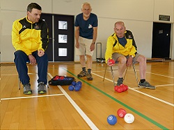 Joueurs de Boccia de Bruz