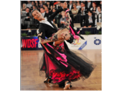 Steeve et Marioara sur la piste lors des Championnats du Monde