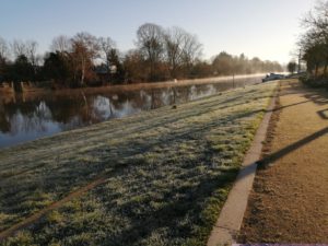 Les NBords de Vilaine embrumés mais tout de même ensoleillées
