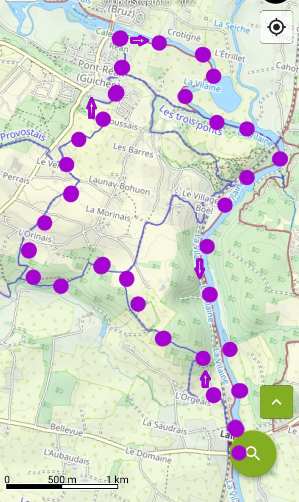 carte de la sortie du 19 novembre