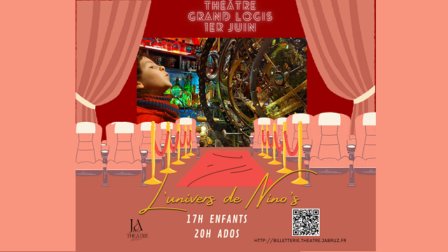 Théâtre Grand Logis-1 Juin  “L’Univers de Nino’s”